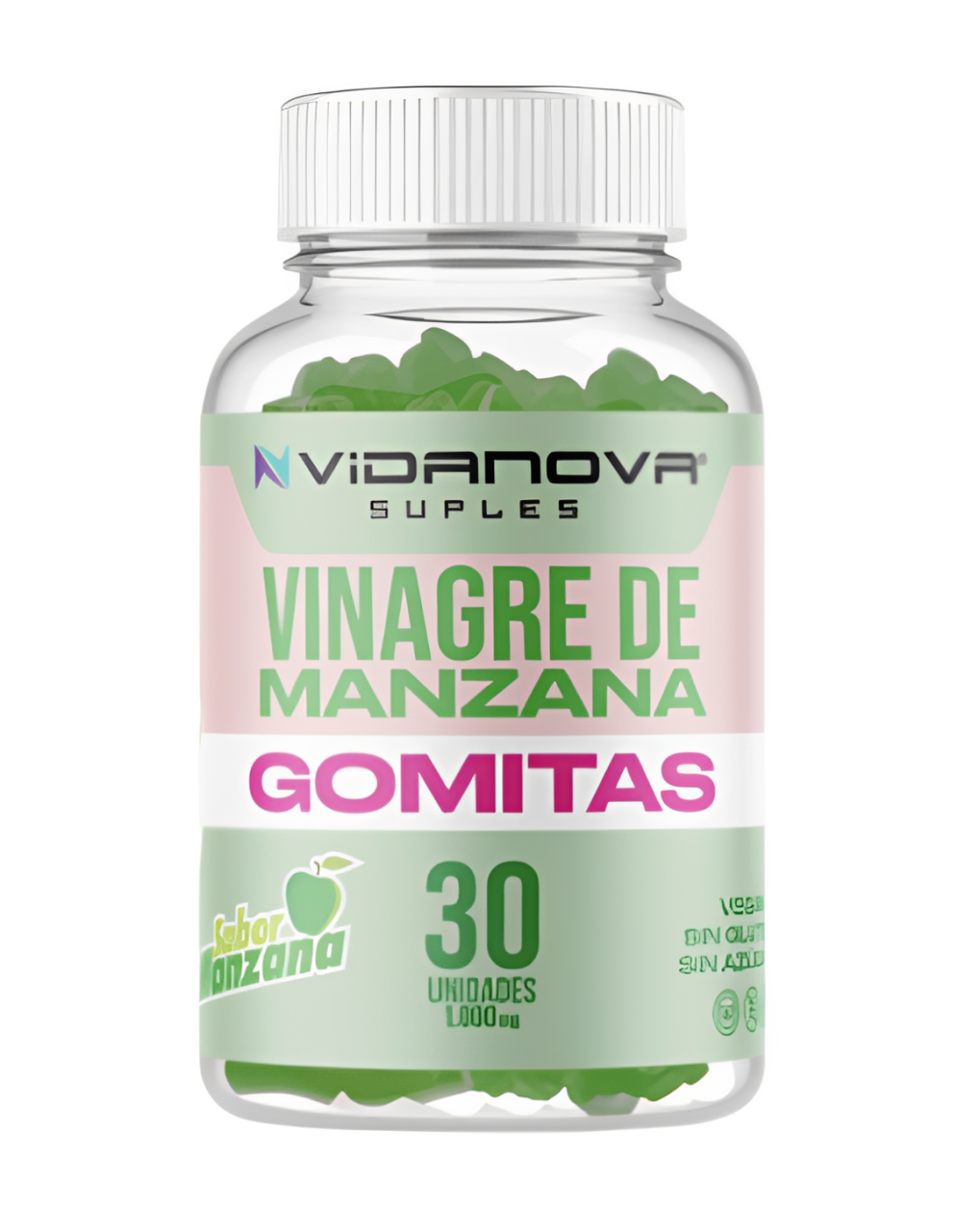 GOMITAS VINAGRE DE MANZANA 1000MG